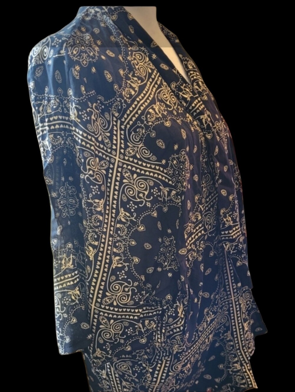 🥳2/$35🥳 C'est Moi Gorgeous Bandana Print Flowy Cardi